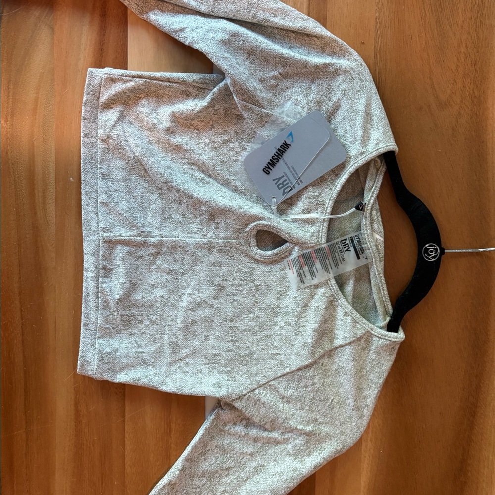 Gymshark Heather Green Long Sleeve Top and matching Leggings